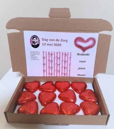 Snoepgoed per brievenbusdoosje