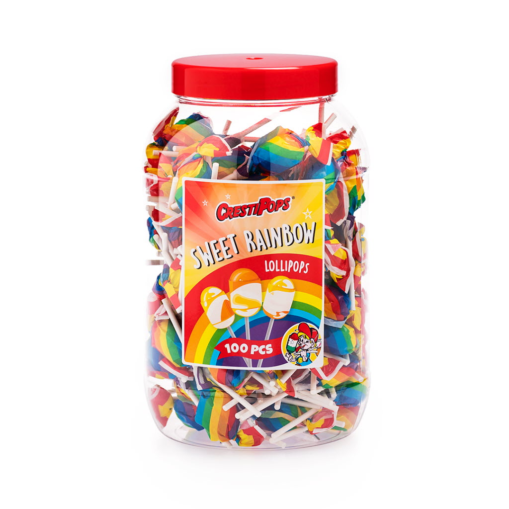 Regenboog lolly's