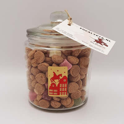 Voorraadpot 0,9 liter met Strooigoed