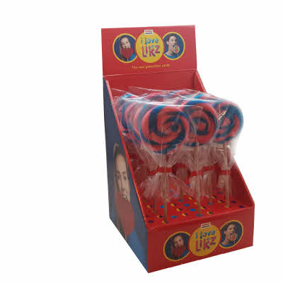 D04401 Spiraal lolly 1 roze blauw