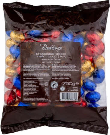Paaseitjes Bonbiance Melk-Puur-Wit