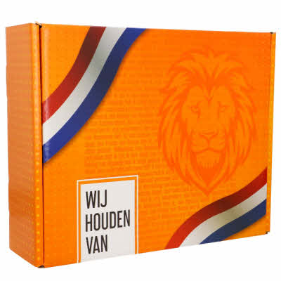 Geschenkdoos thema Oranje